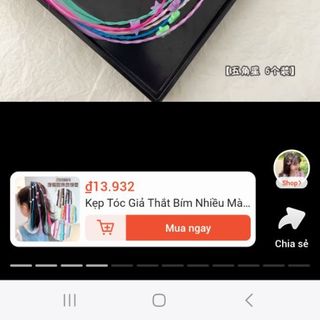 BỆN TÓC GIẢ THẮT BÍM CHO BÉ