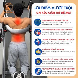 Đai Treo Xà Đơn Kéo Giãn Cột Sống Lưng Có Móc Sắt Thế Hệ Mới