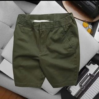 QUẦN SHORT KAKI NAM ĐAI LƯNG THUN CHẤT VẢI DÀY DẶN CO GIÃN 5 MÀU ĐẦU - LÊ PHƯƠNG BOUTIQUE