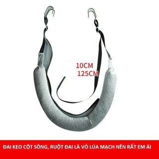 Đai Treo Xà Đơn Kéo Giãn Cột Sống Lưng Có Móc Sắt Thế Hệ Mới