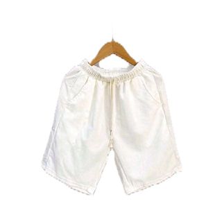 <Khuyến Mãi>Quần Short Nam Nữ, Quần Unisex Quần Vải Đũi Ống Suôn Co Giãn Thoải Mái Dễ Thương