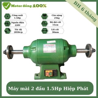 Máy mài 2 đầu 1.5Hp Hiệp Phát, mài đánh bóng lư đồng, inox