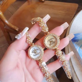 SALE BỎ MẪU HÀNG XI ĐỒNG HỒ NỮ THỜI TRANG TRANEL DÂY MẶT HOA