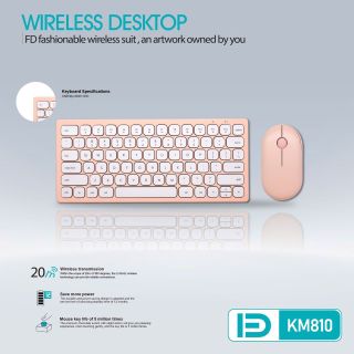 Combo bàn phím + chuột không dây FD KM810