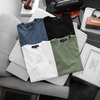Áo thun nam. Chất vải cotton 4c xịn dày mịn mát  Bộ màu trẻ trung cá tính
