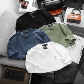 Áo thun nam. Chất vải cotton 4c xịn dày mịn mát  Bộ màu trẻ trung cá tính