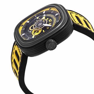 ĐỒNG HỒ NAM SIÊU CẤP SEVEN PRIDAY MÁY AUTOMATIC VÀNG ĐEN TẶNG KÈM DÂY FULLBOX