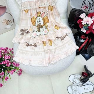 Bộ đùi lụa latinh cổ vuông phối ren
