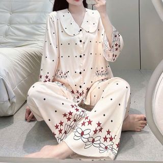 Pijama latin cổ sen sang chảnh