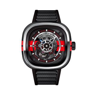 ĐỒNG HỒ NAM SIÊU CẤP SEVEN PRIDAY MÁY AUTOMATIC XANH ĐỎ TẶNG KÈM DÂY FULLBOX