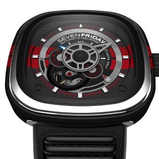 ĐỒNG HỒ NAM SIÊU CẤP SEVEN PRIDAY MÁY AUTOMATIC XANH ĐỎ TẶNG KÈM DÂY FULLBOX