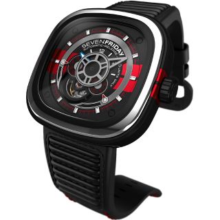 ĐỒNG HỒ NAM SIÊU CẤP SEVEN PRIDAY MÁY AUTOMATIC XANH ĐỎ TẶNG KÈM DÂY FULLBOX