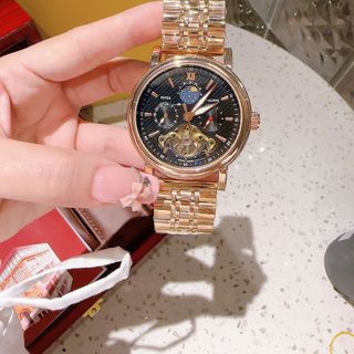 SALE BỎ MẪU ĐỒNG HỒ NAM TRUNG CẤP PATEK DÂY THÉP SỐ VẠCH MÁY CƠ