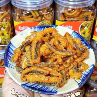 LƯƠN CHIÊN GIÒN TỎI ỚT CHẤM MẮM ME SIÊU CUỐN, NGON BÁ CHÁY 300G - WINNIE HOUSE