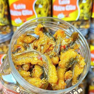 LƯƠN CHIÊN GIÒN TỎI ỚT CHẤM MẮM ME SIÊU CUỐN, NGON BÁ CHÁY 300G - WINNIE HOUSE