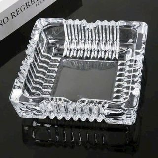 Gạt Tàn Thủy Tinh Vuông Cao Cấp KD 1016-4