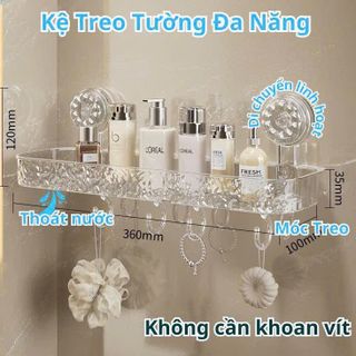 KỆ TREO TƯỜNG ĐA NĂNG KHÔNG CẦN KHOAN VÍT