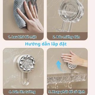 KỆ TREO TƯỜNG ĐA NĂNG KHÔNG CẦN KHOAN VÍT