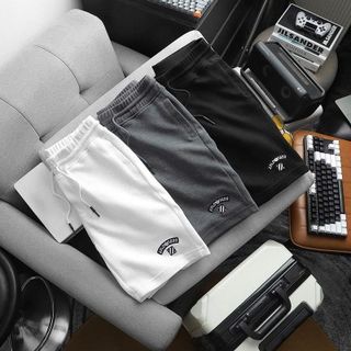 Quần Short thun Nam thuê Logo Chữ