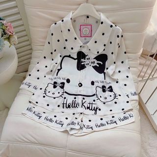 Pijama cổ sen loe đùi free size
