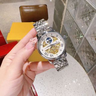 SALE BỎ MẪU ĐỒNG HỒ NAM TRUNG CẤP PATEK DÂY THÉP SỐ LA MÃ MÁY CƠ