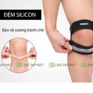 Đai Bảo Vệ Đầu Gối Chạy Bộ Aolikes Có Đệm Silicon Giảm Xóc Khớp Gối, Xương Bánh Chè