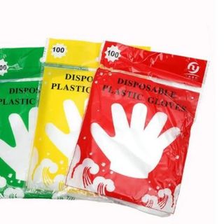BỊCH 100 GĂNG TAY NILONG DÙNG 1 LẦN TIỆN LỢI