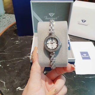 ĐỒNG HỒ NỮ CHÍNH HÃNG FUNMEI F2034 ĐÍNH HỘT XOÀN FULLBOX TEM