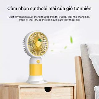 QUẠT TÍCH ĐIỆN MINI HÌNH TRÁI CÂY
