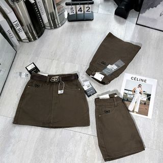 Chân váy jeans có lót quần