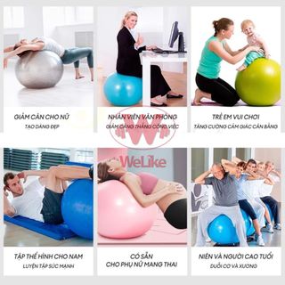 SP128 -Bóng tập yoga - TRƠN