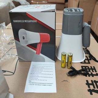 Loa phóng thanh cầm tay  Megaphone 918L kèm 2 pin hỗ trợ Bluetooth