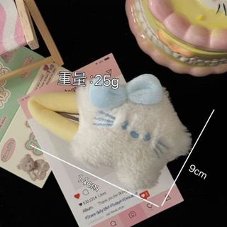 KẸP TÓC MỎ VỊT NHỒI BÔNG KITTY SAO
