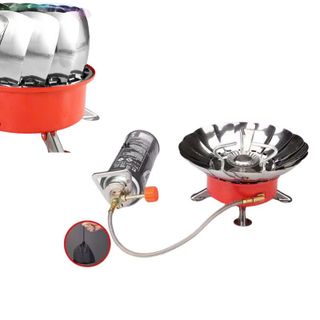 BẾP GA MINI CHỐNG GIÓ GẤP GỌN CÓ DÂY NỐI