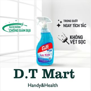 Nước Lau Kính Gift hương Sắc Biển 540ml