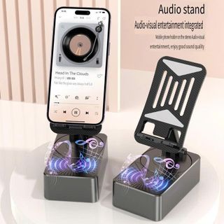 GIÁ ĐỠ ĐIỆN THOẠI 3IN1 XOAY 360 KÈM LOA BLUETOOTH