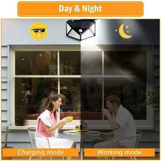 Đèn Năng Lượng Mặt Trời Gắn Tường Ngoài Trời Có Cảm Biến