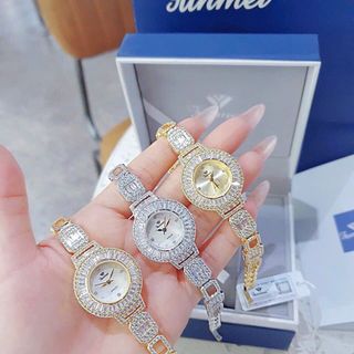ĐỒNG HỒ NỮ CHÍNH HÃNG FUNMEI F2062 ĐÍNH ĐÁ PHA LÊ FULLBOX TEM
HÃNG