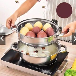NỒI HẤP INOX 2 TẦNG SIZE 28CM