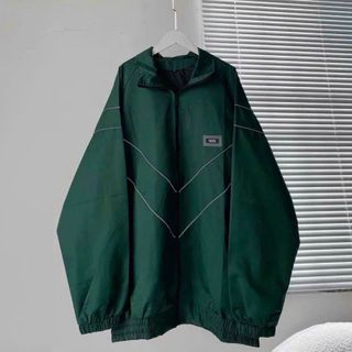 Áo Khoác Dù Nam Nữ Unisex 2 Lớp Dày Dặn Full Zip Phối Sọc Phát Sáng Dạ Quang Cực Đẹp