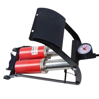 BƠM CHÂN ĐÔI CÓ ĐỒNG HỒ TWIN BARREL FOOT PUMP