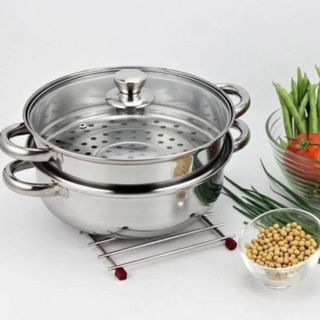 NỒI HẤP INOX 2 TẦNG SIZE 28CM