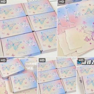 HỘP QUÀ LẮP RÁP BƯỚM PEACH BUTTERFLY  (20X13X3CM)