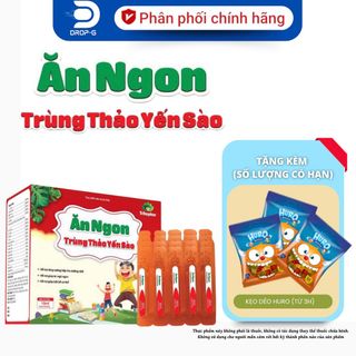 Hỗ trợ bồi bổ cơ thể, hấp thu dưỡng chất [Ăn ngon trùng thảo yến sào] - H/20 ống x10ml