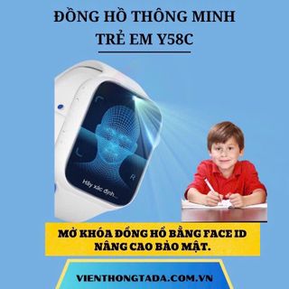ĐỒNG HỒ CẢM ỨNG CAO CẤP TRẺ EM Y58C MẠNG 4G ĐỊNH VỊ