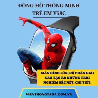 ĐỒNG HỒ CẢM ỨNG CAO CẤP TRẺ EM Y58C MẠNG 4G ĐỊNH VỊ