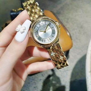 SALE BỎ MẪU ĐỒNG HỒ NỮ THỜI TRANG MICHAEL K MẶT TRÒN DÂY VẢY CÁ