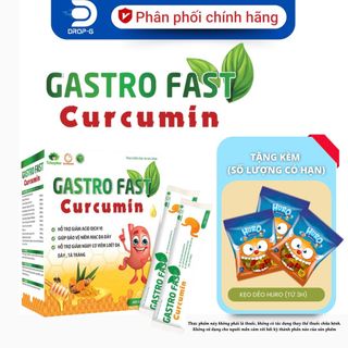 Viên hỗ trợ giảm đau, viêm loét dạ dày [Trihaphar Gastro Fast Curcumin] - H/20 gói