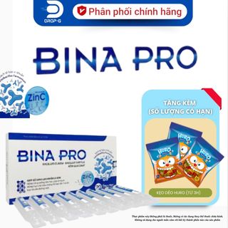 Men vi sinh bào tử lợi khuẩn [Bina Pro] - H/20 ống x 10ml