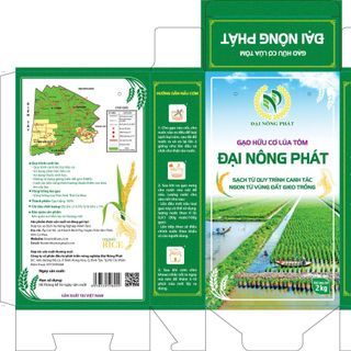 Gạo sạch hữu cơ Đại Nông Phát